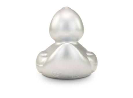 Werbeente Sylvie Silber Mini, ca. 6 cm
