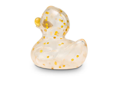 Werbeente Fine Funkelgold, ca. 8 cm