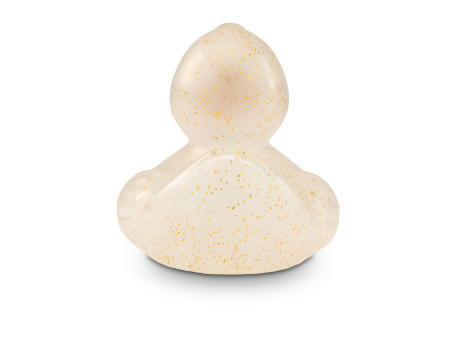 Werbeente Giselle Goldglitzer, ca. 8 cm