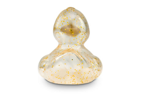 Werbeente Gloria Goldglitzer, ca. 8 cm