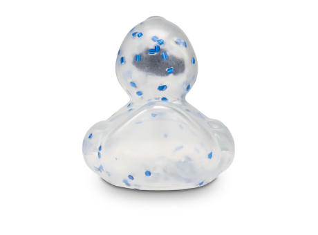 Werbeente Bibi Blauglitzer, ca. 8 cm