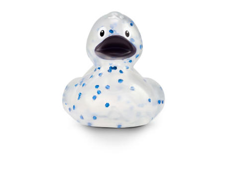 Werbeente Bibi Blauglitzer, ca. 8 cm