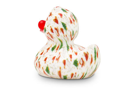 Werbeente Tanja Tannenbaum mit rotem Schnabel, ca. 8 cm