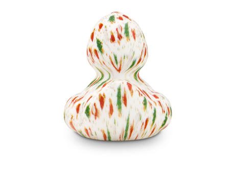 Werbeente Tanja Tannenbaum mit rotem Schnabel, ca. 8 cm