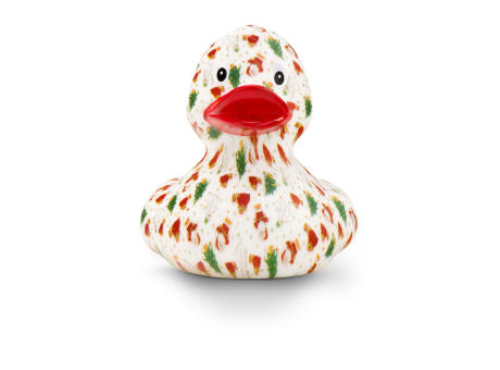 Werbeente Tanja Tannenbaum mit rotem Schnabel, ca. 8 cm