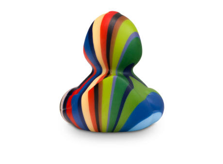 Werbeente Lenny Längsstreifen, ca. 8 cm