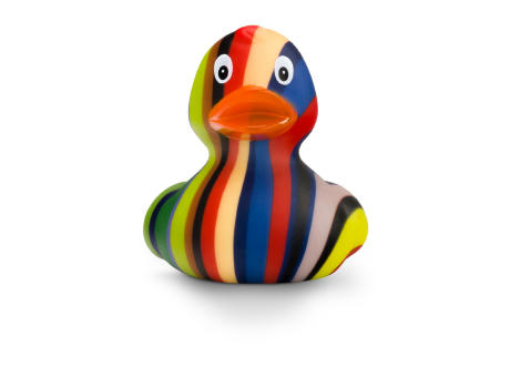 Werbeente Lenny Längsstreifen, ca. 8 cm