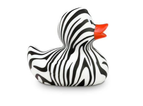 Werbeente Zoe Zebra, ca. 8 cm