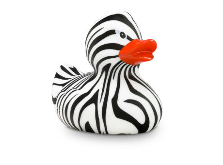 Werbeente Zoe Zebra, ca. 8 cm
