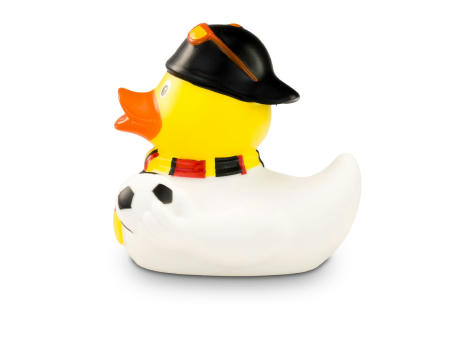 Werbeente Sandro Stadion Schwarz-Rot-Gold