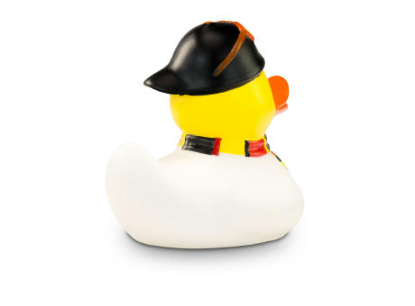 Werbeente Sandro Stadion Schwarz-Rot-Gold