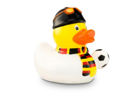 Werbeente Sandro Stadion Schwarz-Rot-Gold