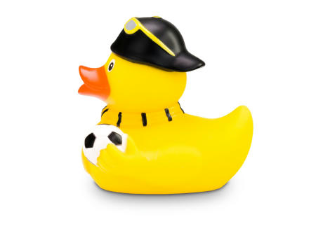 Werbeente Sandro Stadion Schwarz Schwarz-Gelb