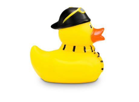 Werbeente Sandro Stadion Schwarz Schwarz-Gelb