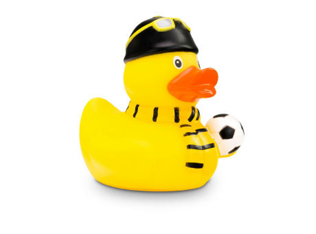 Werbeente Sandro Stadion Schwarz Schwarz-Gelb