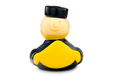 Werbeente Steffi Stewardess mit rotem Halstuch