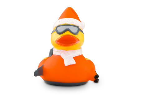 Werbeente Timo Tiefschnee Orange