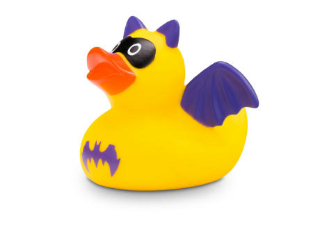 Werbeente Batduck Superheld gelb-lila