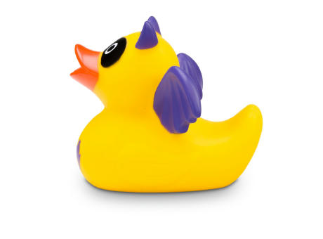 Werbeente Batduck Superheld gelb-lila
