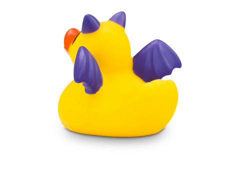 Werbeente Batduck Superheld gelb-lila