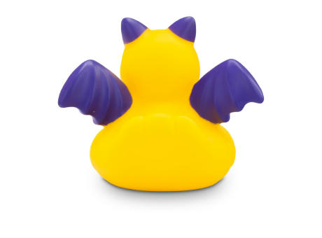 Werbeente Batduck Superheld gelb-lila