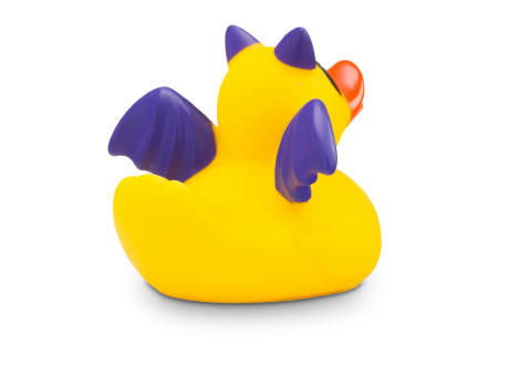 Werbeente Batduck Superheld gelb-lila