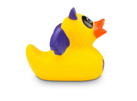 Werbeente Batduck Superheld gelb-lila