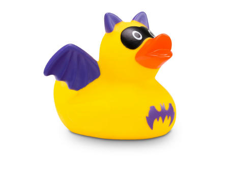Werbeente Batduck Superheld gelb-lila