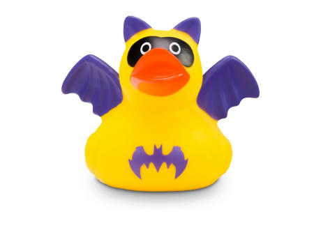 Werbeente Batduck Superheld gelb-lila