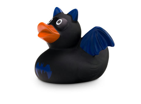 Werbeente Batduck Superheld schwarz-blau