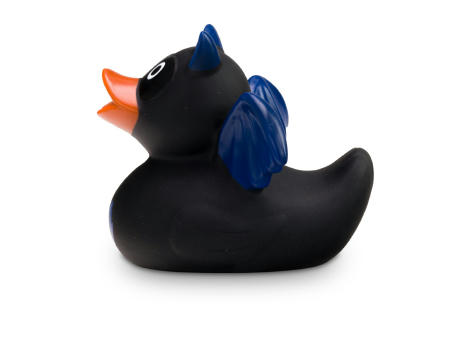 Werbeente Batduck Superheld schwarz-blau