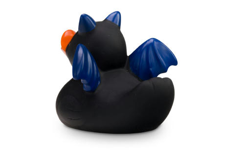 Werbeente Batduck Superheld schwarz-blau
