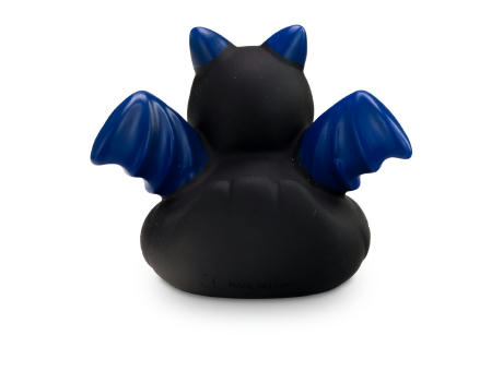 Werbeente Batduck Superheld schwarz-blau