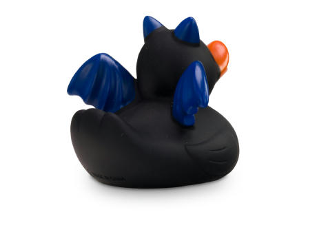 Werbeente Batduck Superheld schwarz-blau