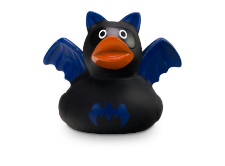 Werbeente Batduck Superheld schwarz-blau