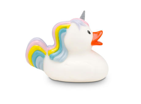 Werbeente Emmi Einhorn
