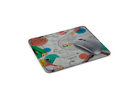 Mousepad Premium aus Mikrofaser und Naturkautschuk 24 x 20 cm, inkl. Polybeutel