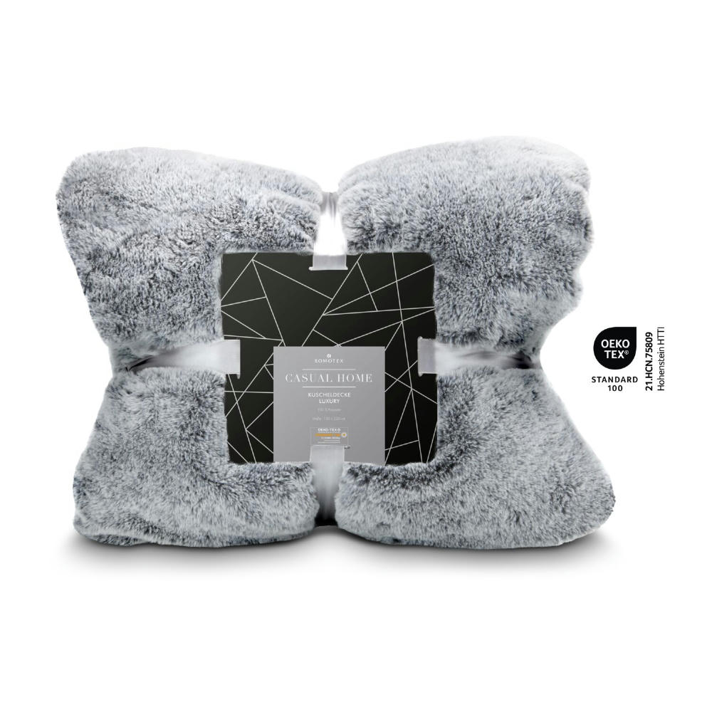Luxury Decke Fur-Feeling - 150 x 200 cm, 530 g/m²