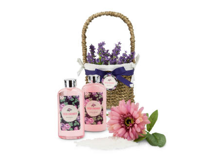 Wellness-Geschenkset: Lavendelkörbchen