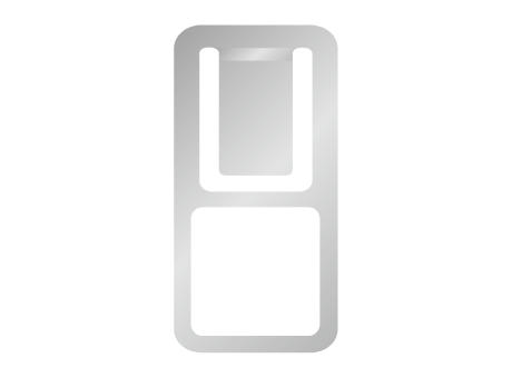 ROMINOX® Mehrweg-Büroklammer Easy Clip, idealer Mailingartikel für Dokumente, bis zu 4 Seiten Klemmkraft