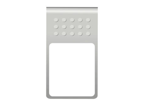 ROMINOX® Mehrweg-Büroklammer Straight Clip mit Noppen, idealer Mailingartikel für Dokumente, bis zu 18 Seiten Klemmkraft
