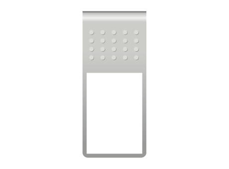 ROMINOX® Mehrweg-Büroklammer Straight Clip XL mit Noppen, idealer Mailingartikel für Dokumente, bis zu 35 Seiten Klemmkraft