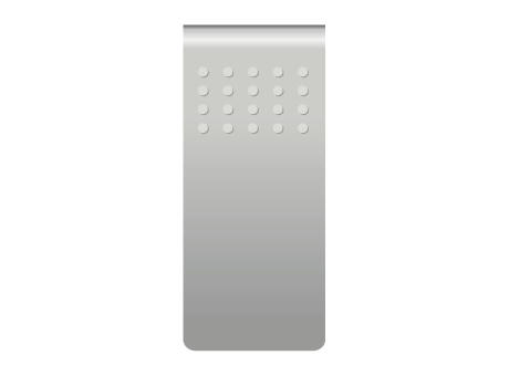 ROMINOX® Mehrweg-Büroklammer Straight Clip XL mit Noppen, idealer Mailingartikel für Dokumente, bis zu 35 Seiten Klemmkraft