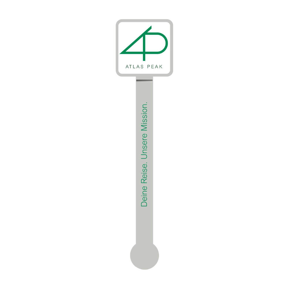 ROMINOX® Mehrweg-Büroklammer Document Pin, idealer Mailingartikel für Dokumente, bis zu 20 Seiten Klemmkraft