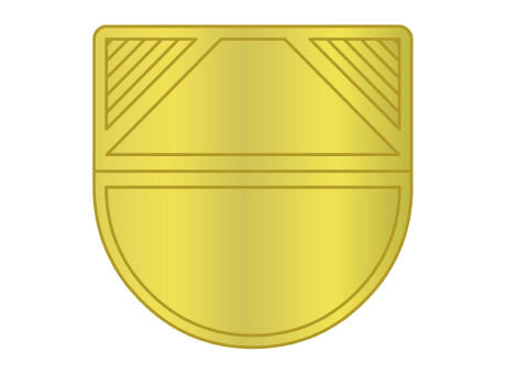 ROMINOX® Eckenklammer Corner Snap in Gold, idealer Mailingartikel für Dokumente, Büroklammer mit bis zu 10 Seiten Klemmkraft
