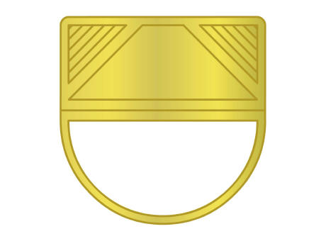 ROMINOX® Eckenklammer Corner Snap in Gold, idealer Mailingartikel für Dokumente, Büroklammer mit bis zu 10 Seiten Klemmkraft