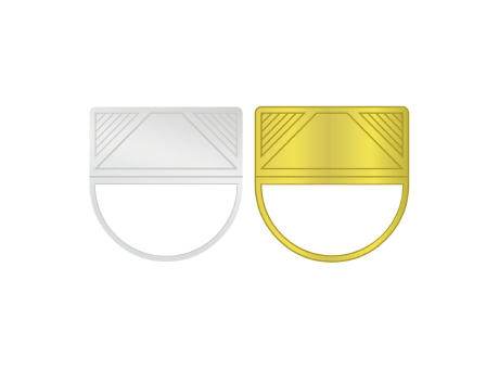 ROMINOX® Eckenklammer Corner Snap in Gold, idealer Mailingartikel für Dokumente, Büroklammer mit bis zu 10 Seiten Klemmkraft