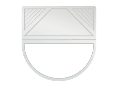 ROMINOX® Eckenklammer Corner Snap in Silber, idealer Mailingartikel für Dokumente, Büroklammer mit bis zu 10 Seiten Klemmkraft