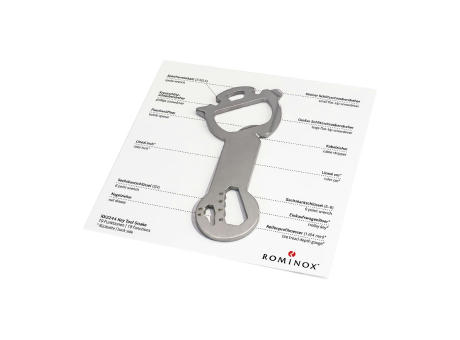 Geschenkartikel: ROMINOX® Key Tool Snake (19 Funktionen) im Motiv-Mäppchen Danke