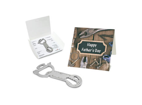 Geschenkartikel: ROMINOX® Key Tool Snake (19 Funktionen) im Motiv-Mäppchen Happy Father's Day